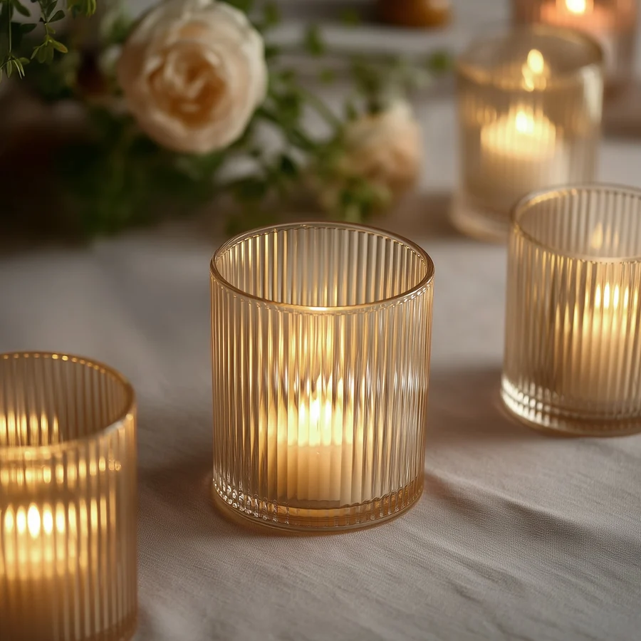 Amber Gold Ribbed Votice1.webp