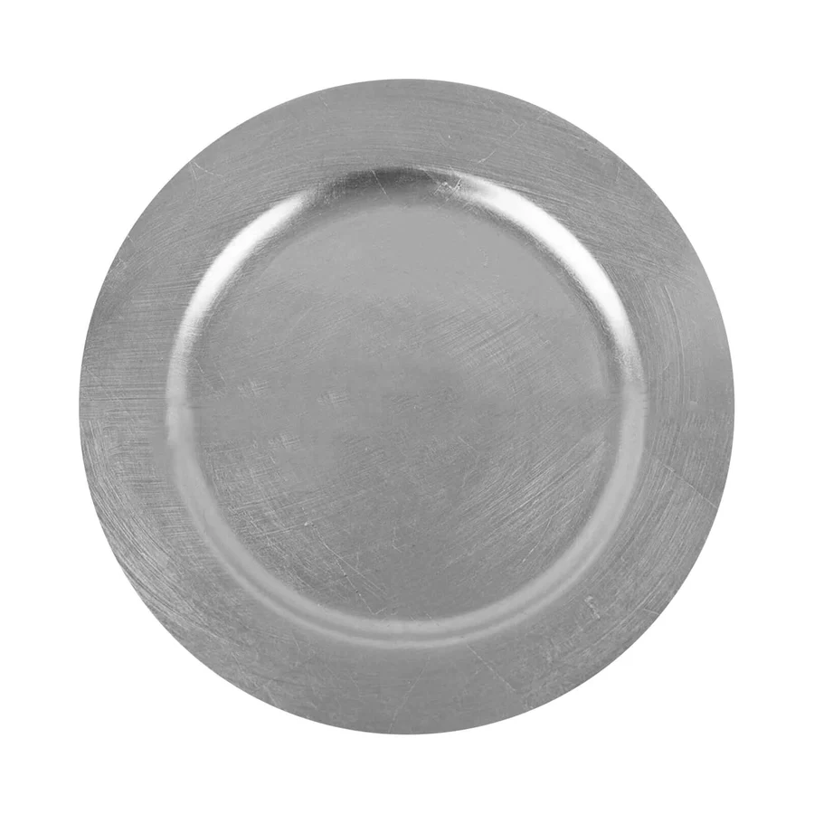 Charger Plate, Silver 13''