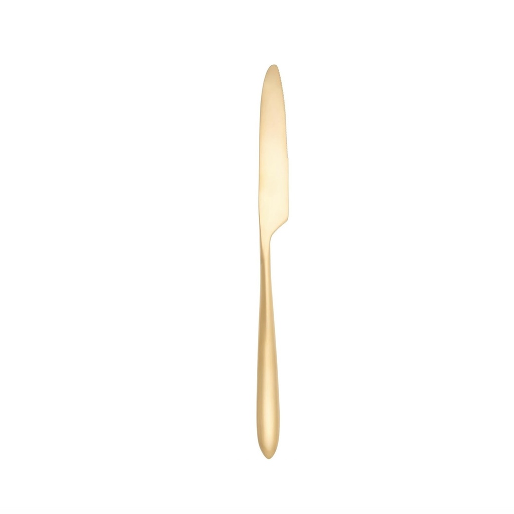 Signature Brushed Gold Dinner knife