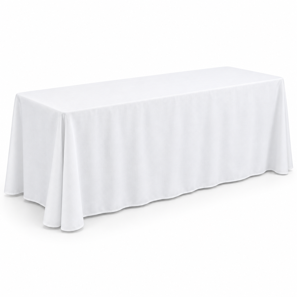 White Table Linen (90'' x 132'')